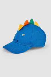 JoJo Maman Bébé Cobalt Dinosaur Cap - Image 1 of 3