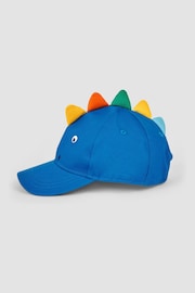 JoJo Maman Bébé Cobalt Dinosaur Cap - Image 2 of 3