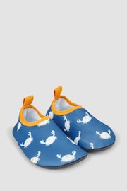 JoJo Maman Bébé Blue Crab Anti-Slip Swim Shoes - Image 1 of 4