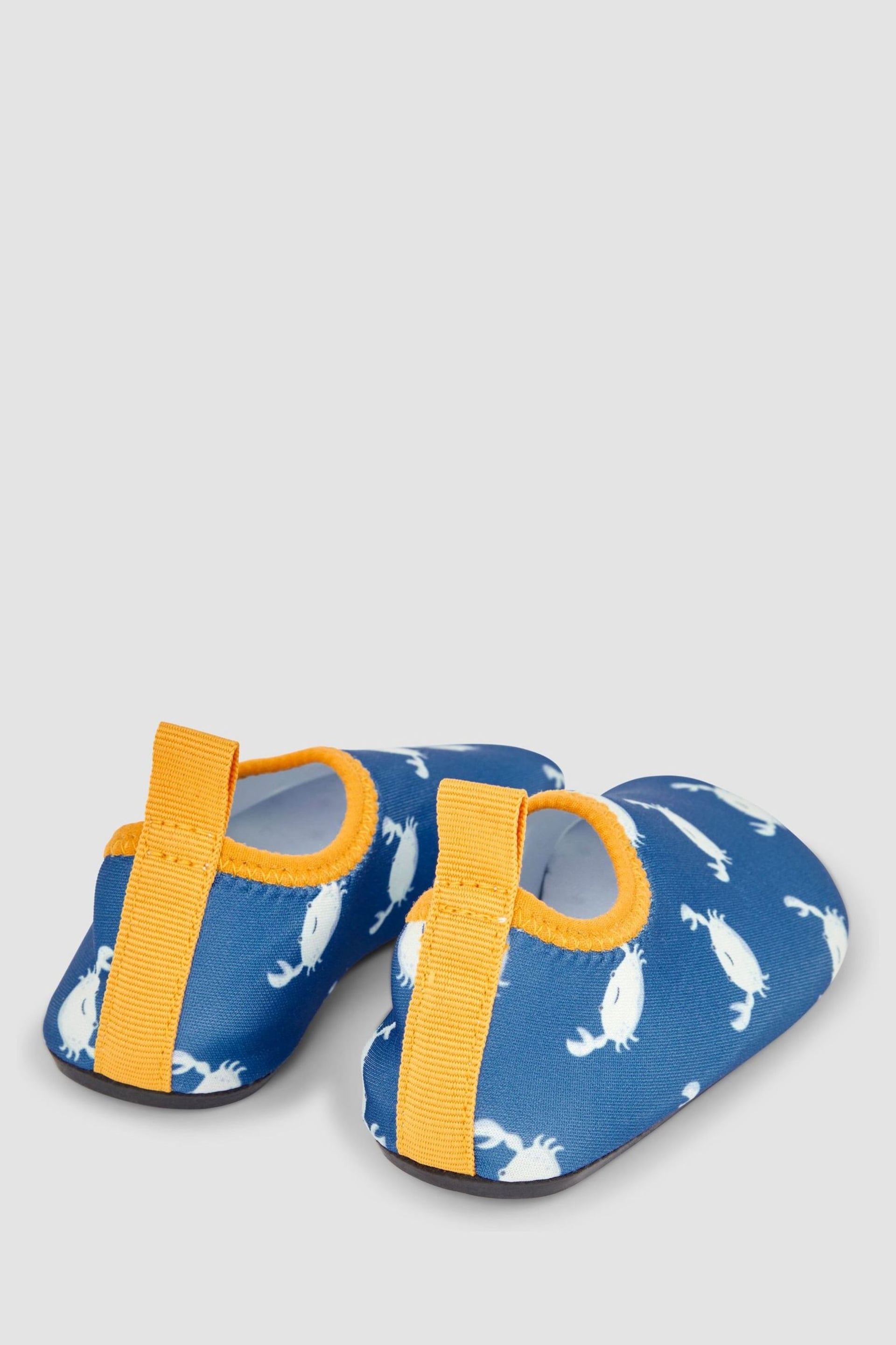 JoJo Maman Bébé Blue Crab Anti-Slip Swim Shoes - Image 2 of 4