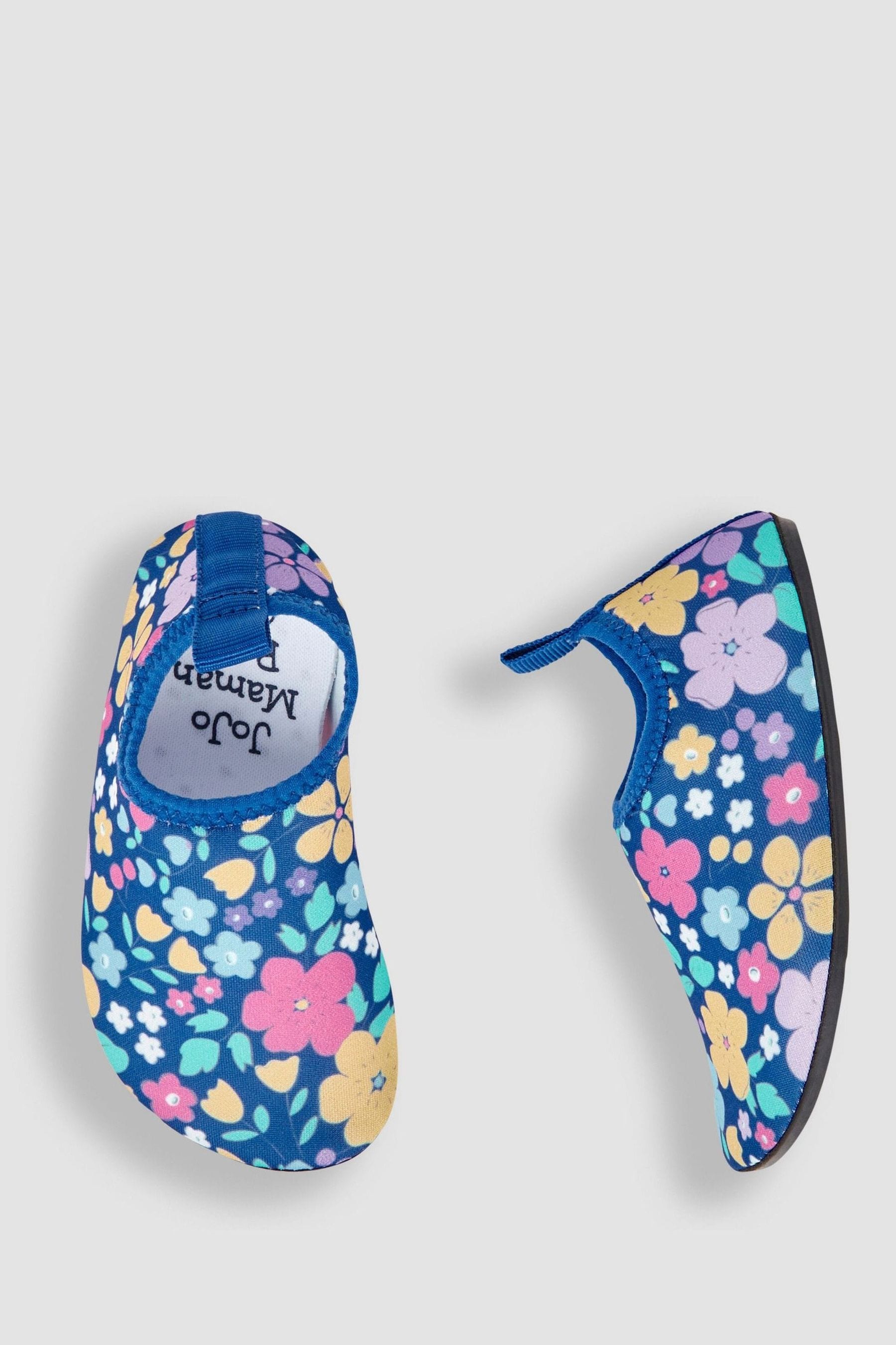 Buy JoJo Maman Bebe Blue Floral Anti Slip Swim Shoes from Next Canada