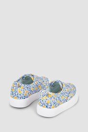 JoJo Maman Bébé Ditsy Printed Plimsoles - Image 2 of 4