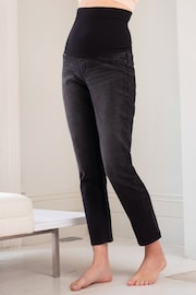 Seraphine Orion-Post Mat Slim Leg Black Jeans - Image 8 of 9