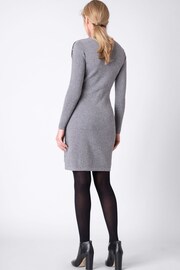 Seraphine Grey Rosemary Pocket Detail Dress - Image 5 of 6