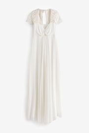 Seraphine Lace and Chiffon White Maternity Dress - Image 4 of 4