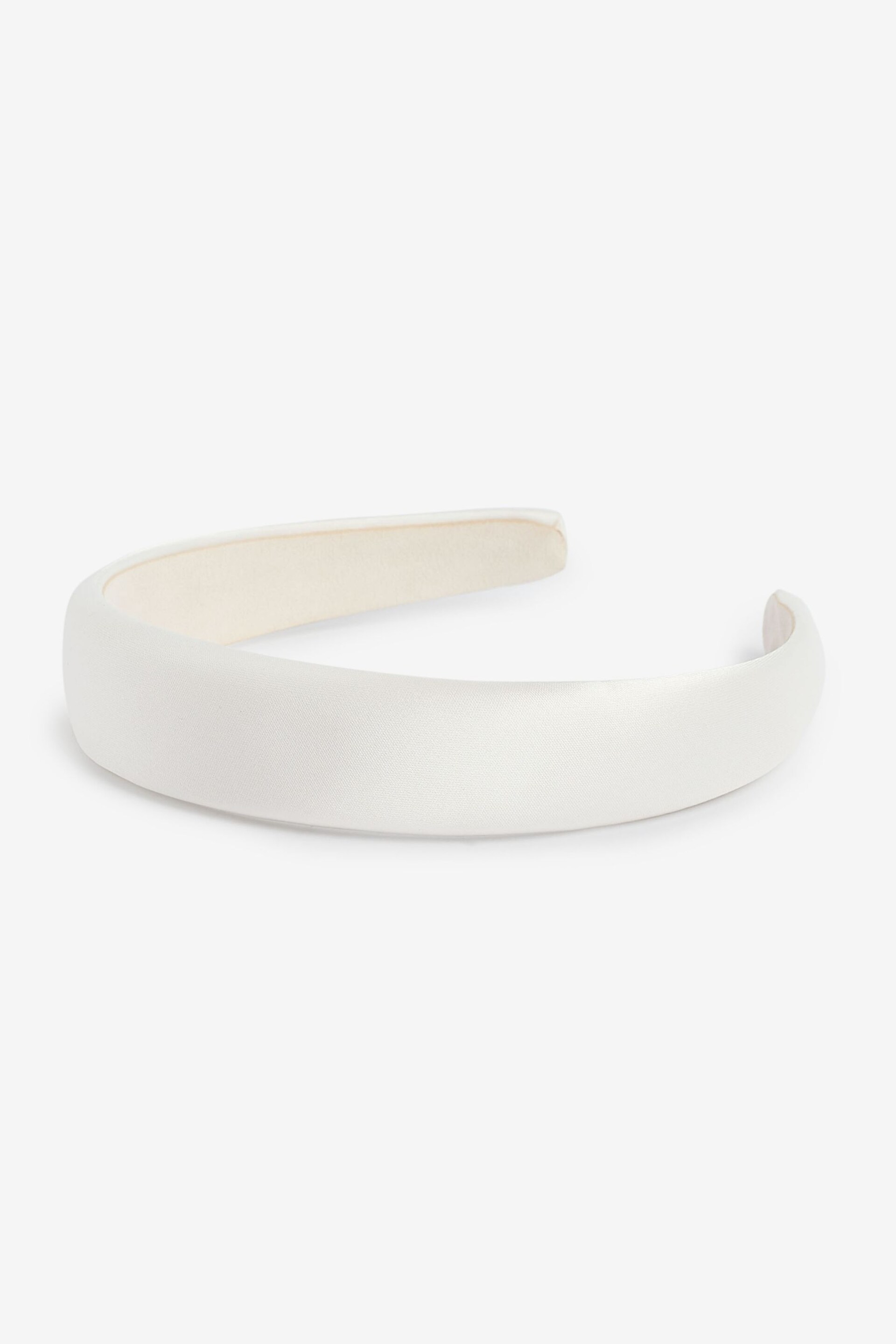 Cream Satin Aliceband - Image 3 of 4