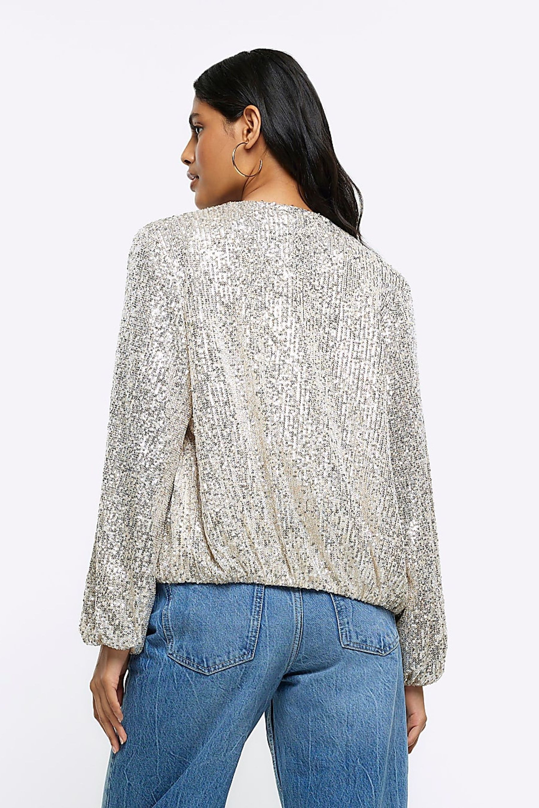 River island sequin jacket hotsell
