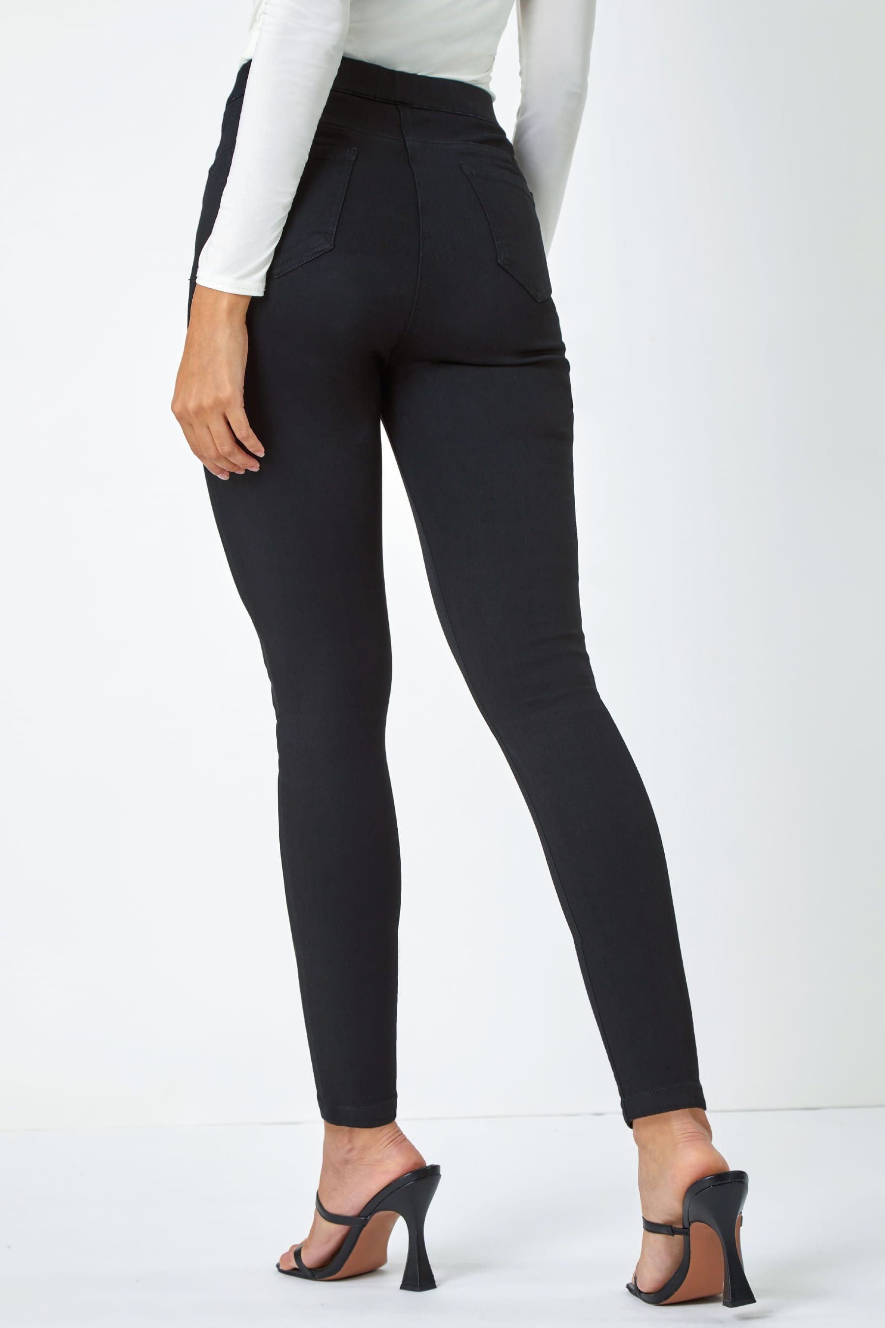 Stretch jeggings uk top