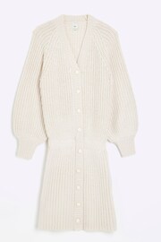 River Island Cream Cardigan Mini Dress - Image 4 of 5