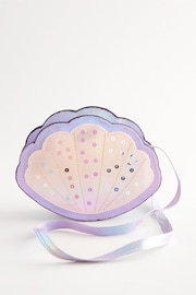 Purple Shell Sequin Bag - Image 1 of 5