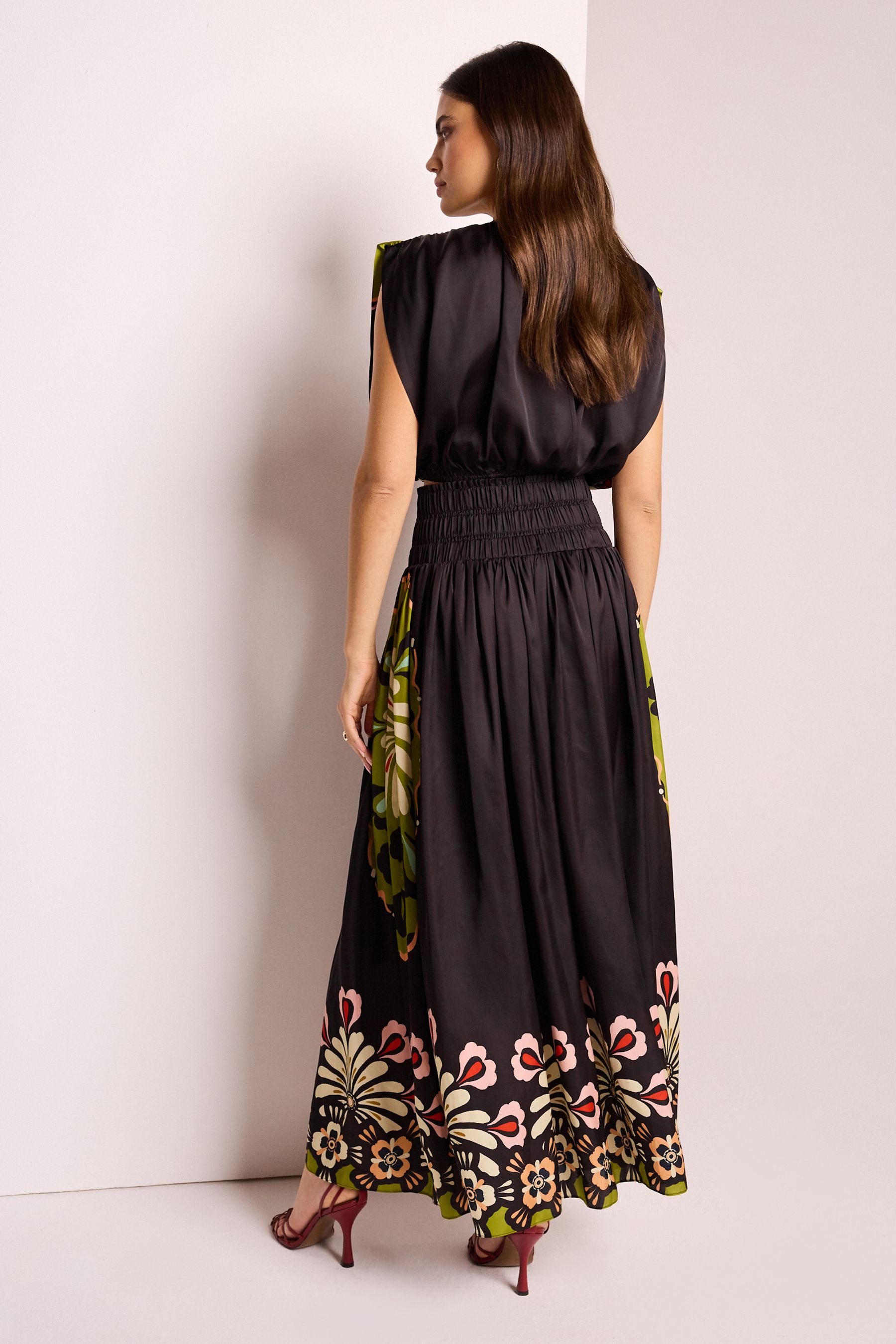 Next floral maxi skirt top