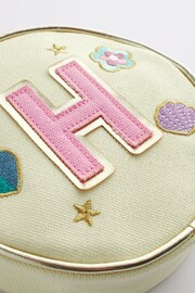 Cream H Initial Patch Canvas Bag - Image 5 of 6