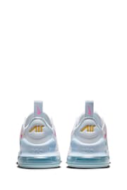 Nike White/Pink Air Max 270 Little Kids' Shoe - Image 4 of 8