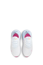 Nike White/Pink Air Max 270 Junior Trainers - Image 5 of 8