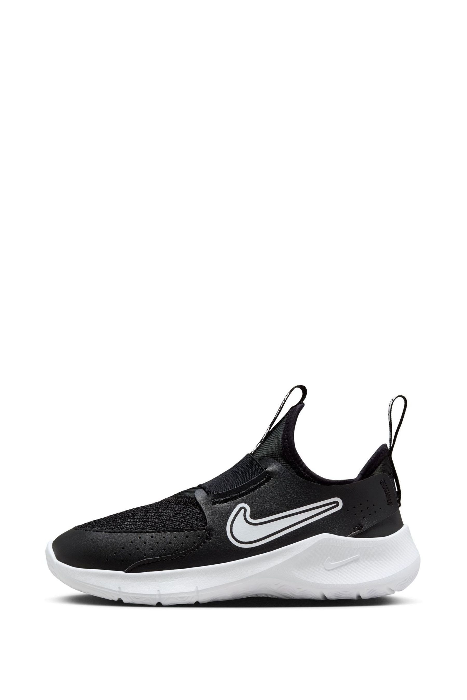 Nike Black White Junior Flex Runner 3 Trainers