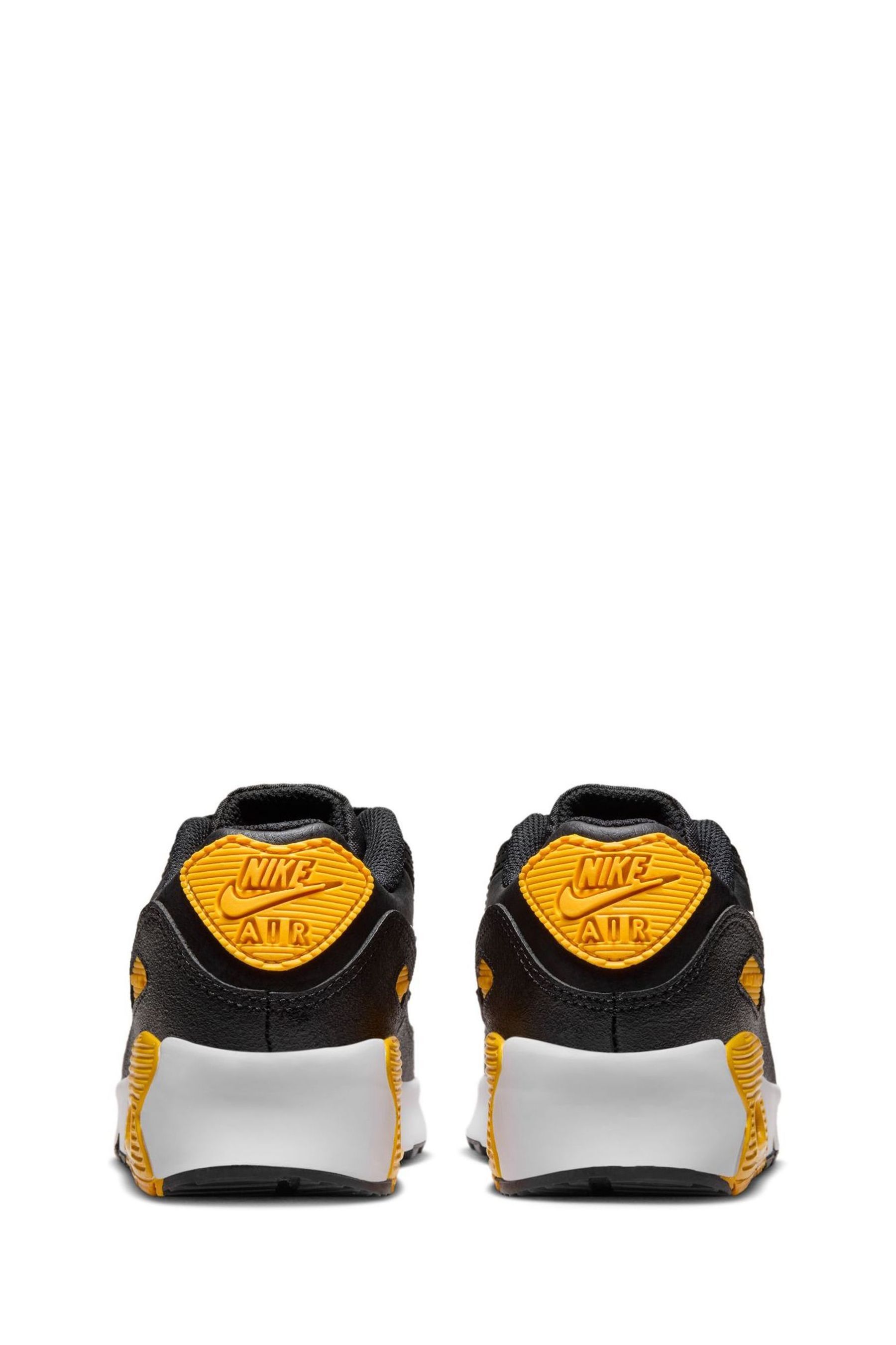 Nike Black Air Max 90 LTR Little Kids Shoes