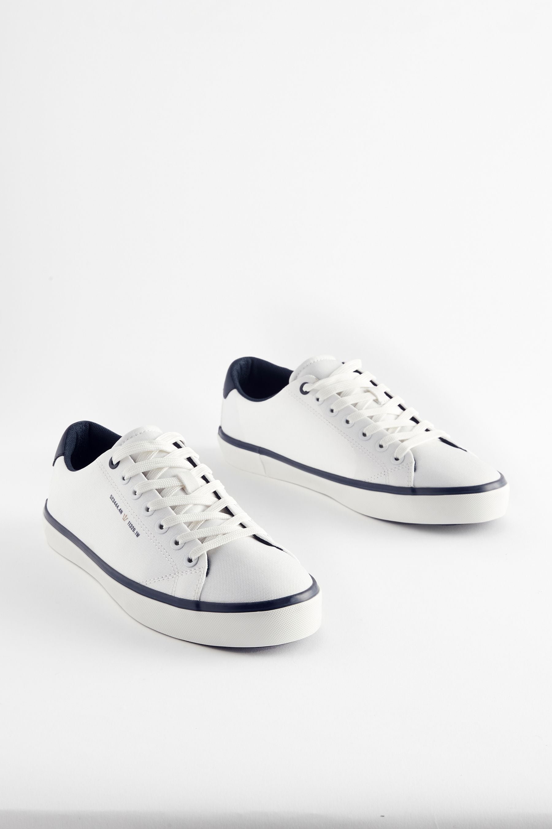 White canvas trainers online