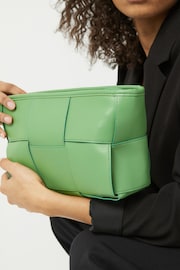Green Raffia Weave Cross-Body Bag - Image 7 of 7