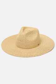 Joules Seville Natural Straw Fedora Hat - Image 4 of 7