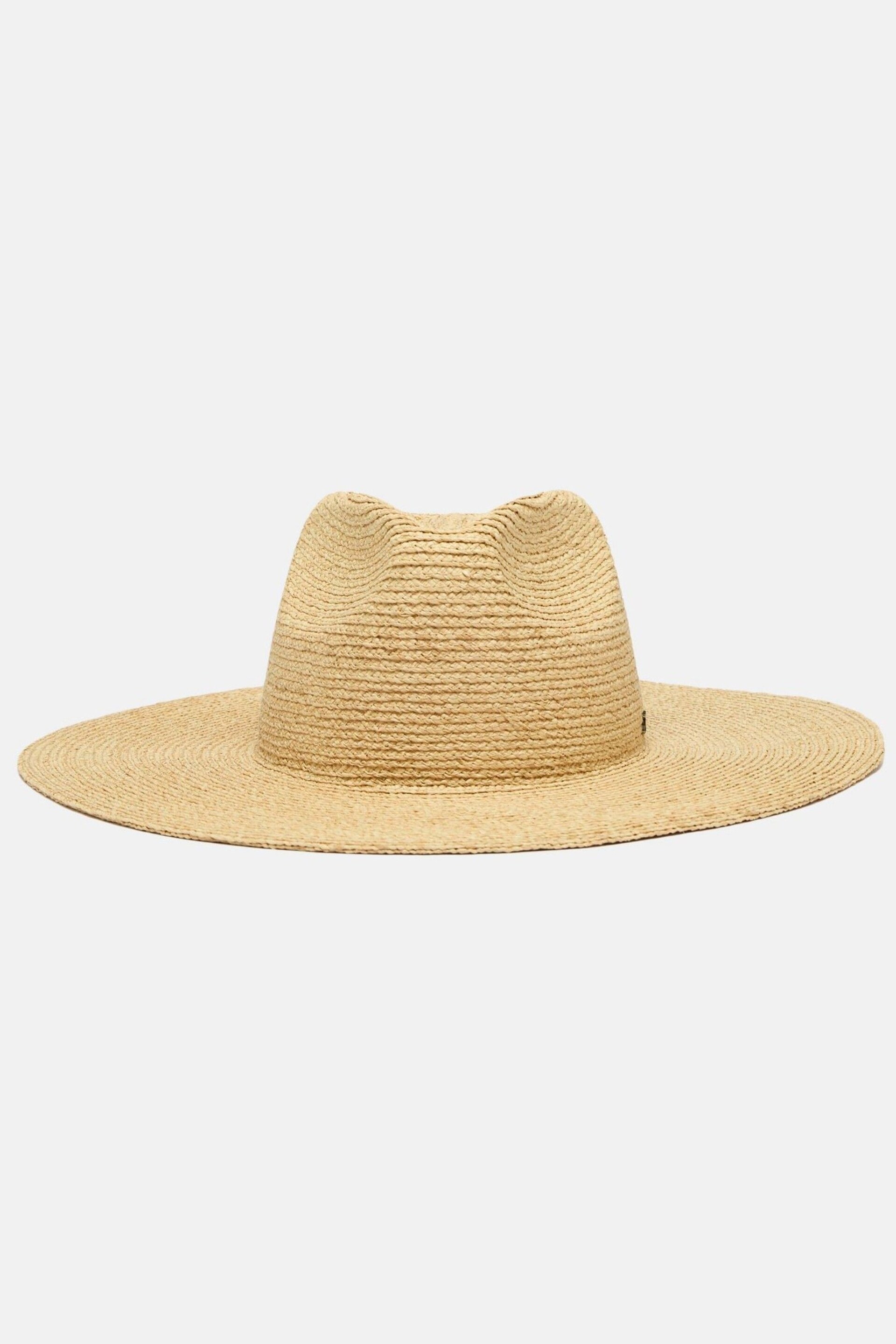 Joules Seville Natural Straw Fedora Hat - Image 5 of 7