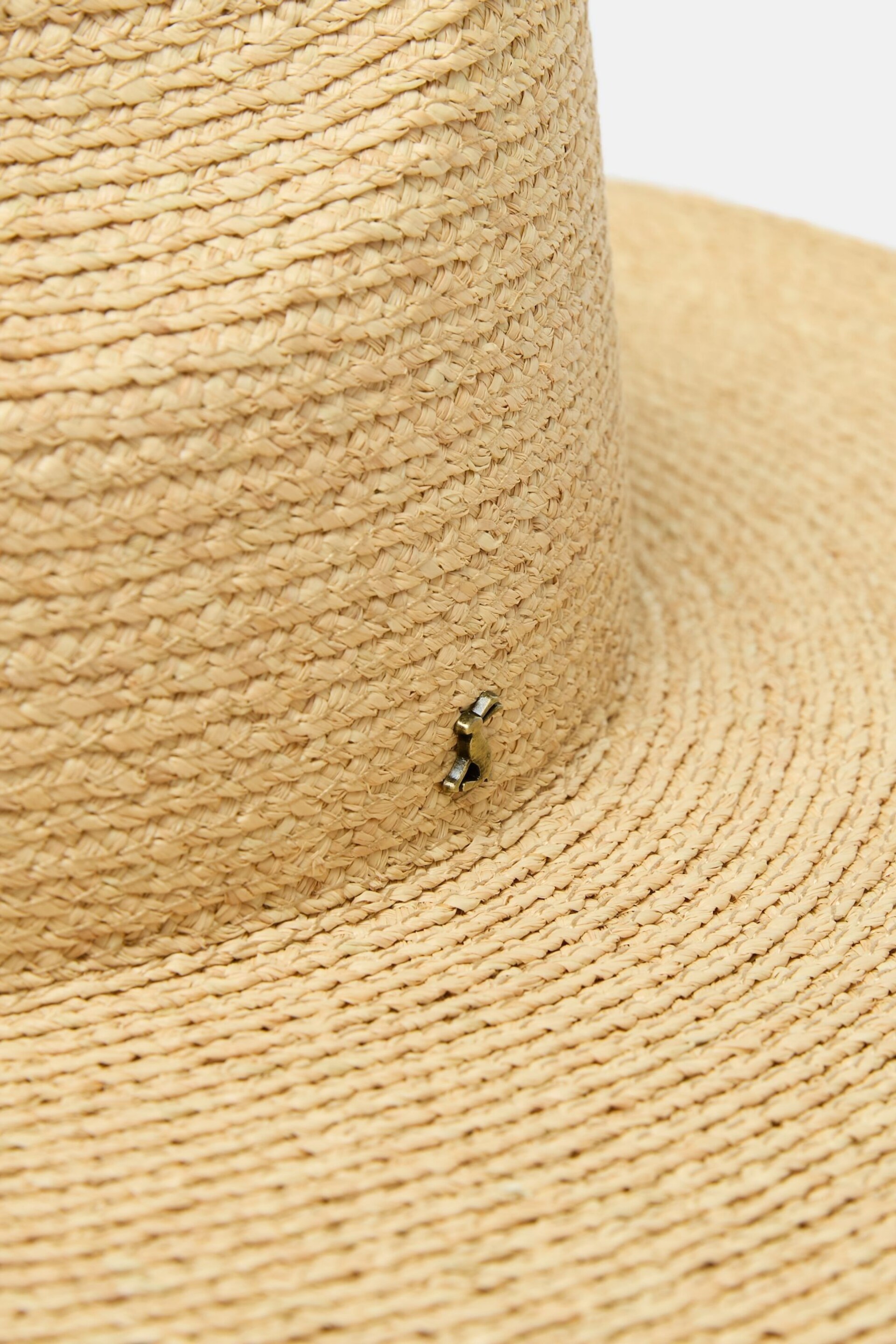 Joules Seville Natural Straw Fedora Hat - Image 7 of 7