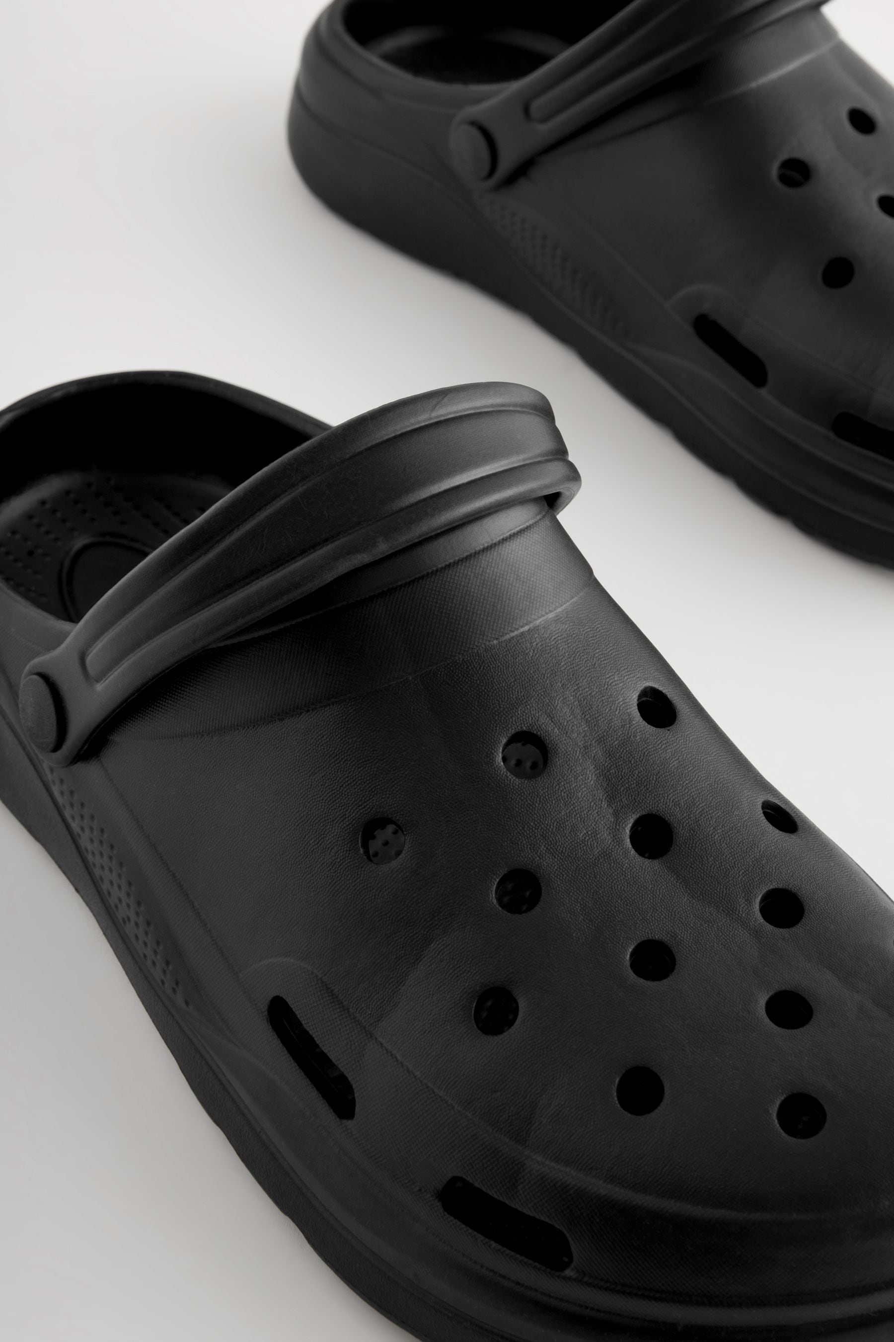 All black clogs sales
