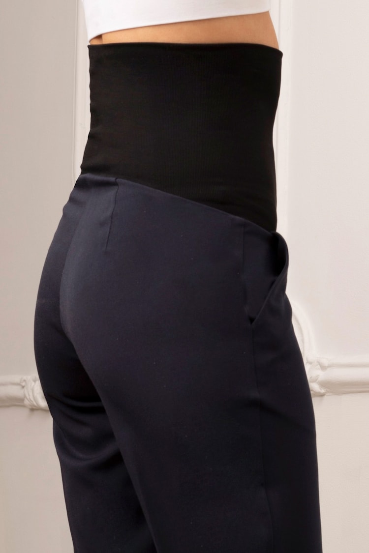 Seraphine Tapered Black Maternity Trousers - Image 5 of 5