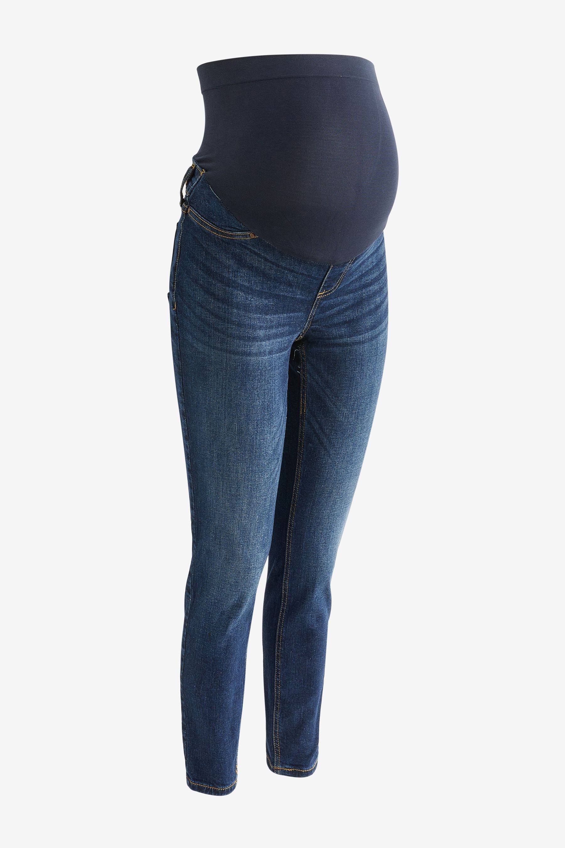 Buy Seraphine Blue Skinny Maternity Jeans from Next Luxembourg