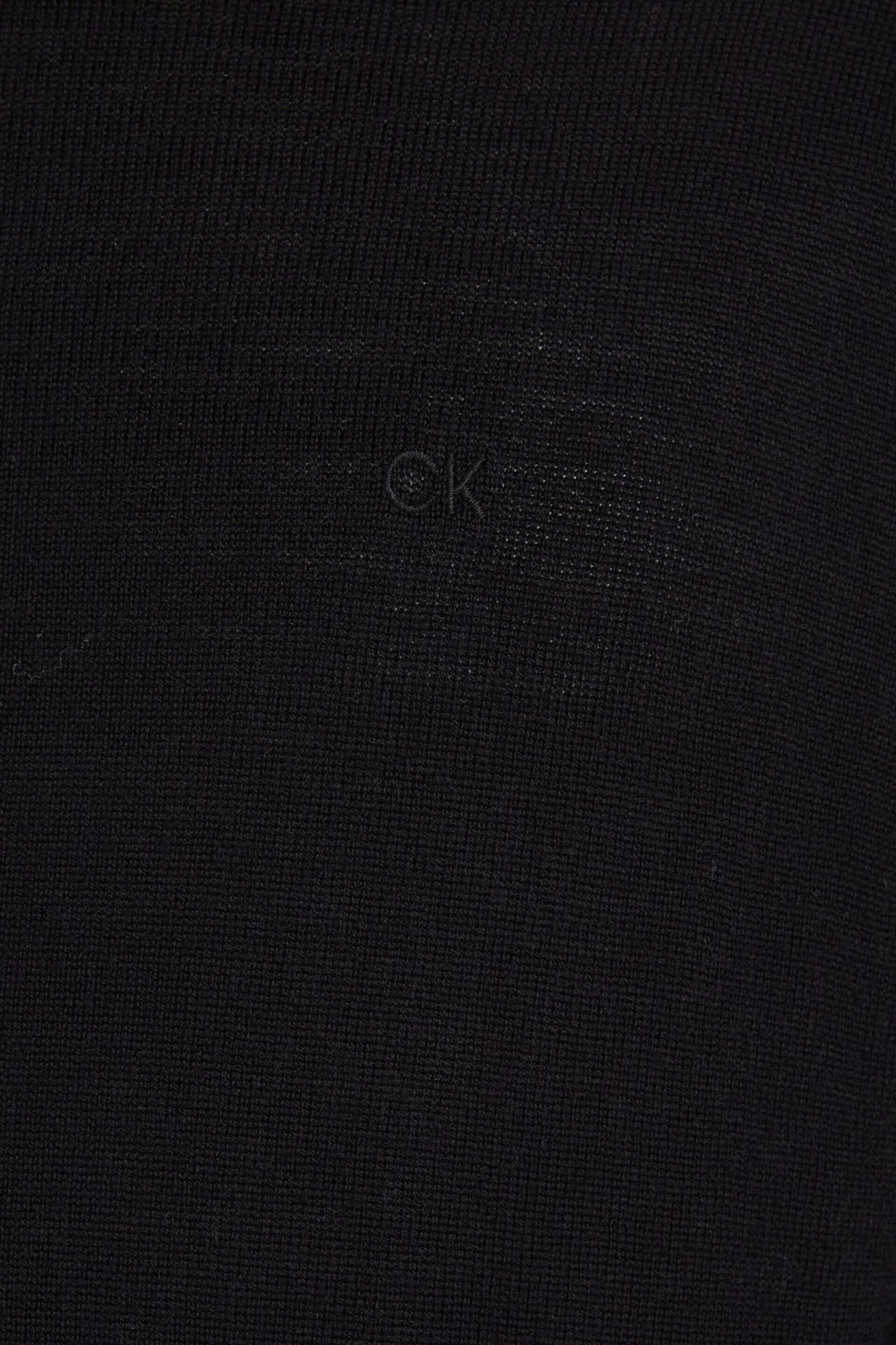 Calvin Klein Black Merino Turtle Neck Sweater - Image 3 of 3