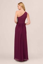 Adrianna Papell One Shoulder Chiffon Gown - Image 2 of 7