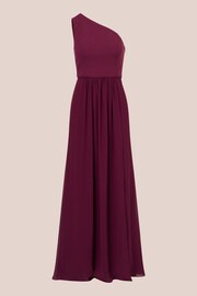 Adrianna Papell One Shoulder Chiffon Gown - Image 6 of 7