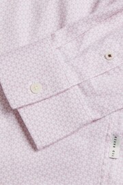 Ted Baker Pink Faenza Geo Shirt - Image 5 of 6