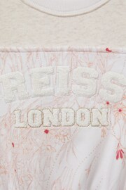 Reiss Pink Kendrix Teen Cotton Blend Drawstring Dress - Image 7 of 7