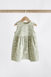 Teal Blue/ Pink/ Whire Seaside Print Baby Vest Rompers 3 Pack - Image 10 of 16