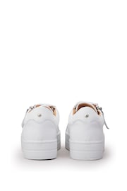 Moda In Pelle Abbiy Chunky Slab Sole Side Zip Lace Up Trainers - Image 3 of 4