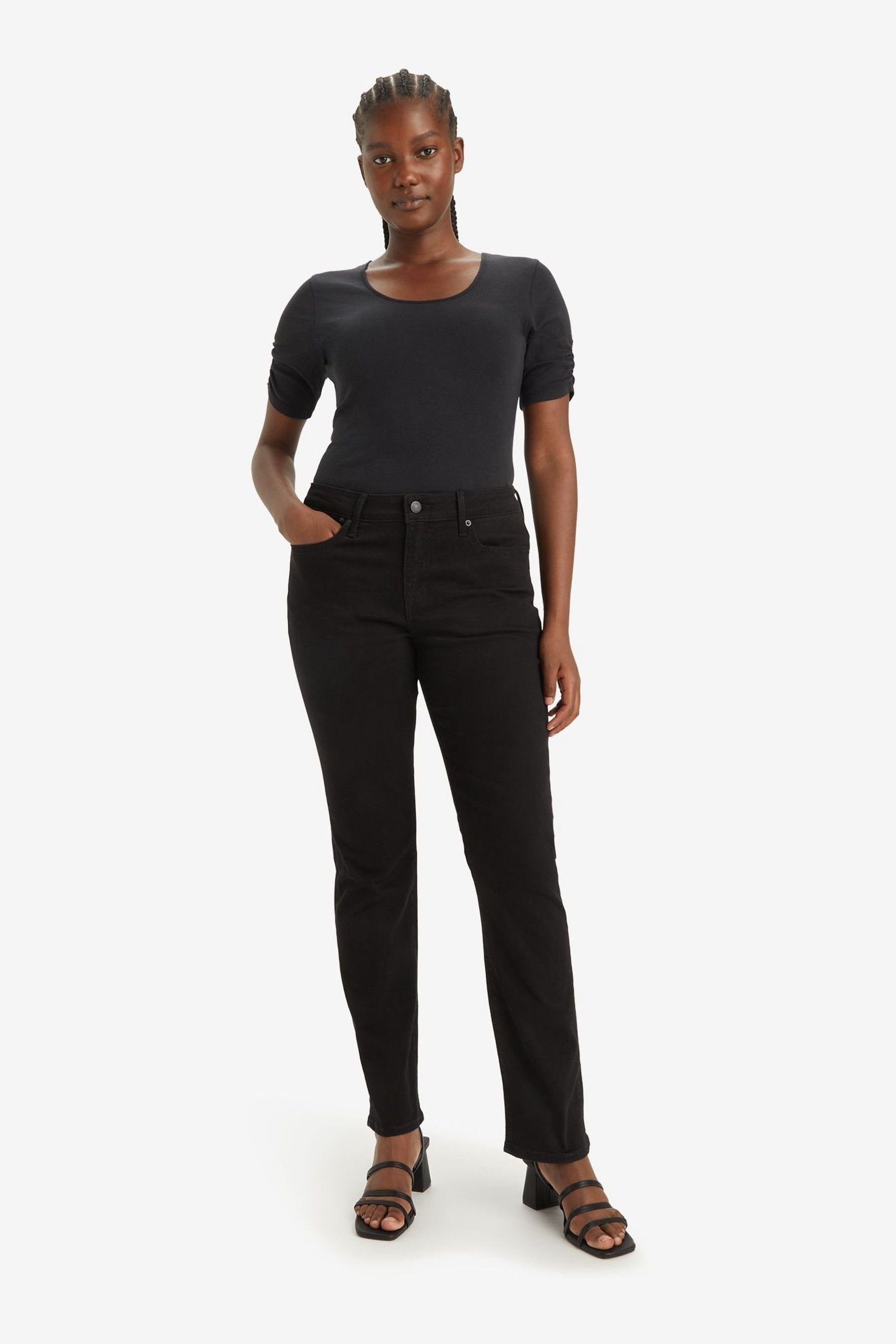 Buy Levi s Black Slim 712 Welt Pocket Jeans from Next Luxembourg