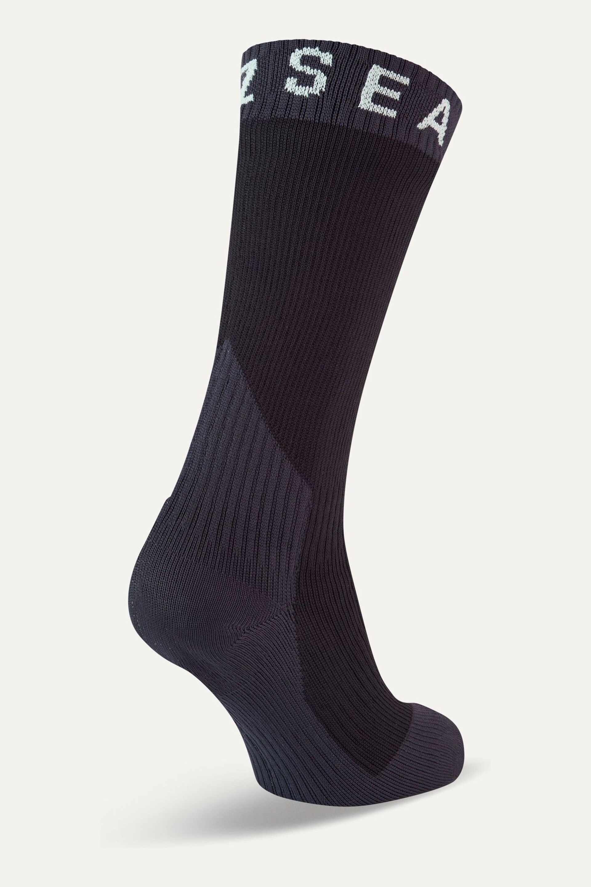 Sealskinz Stanfield Waterproof Extreme Cold Weather Mid Length Black Socks - Image 2 of 2