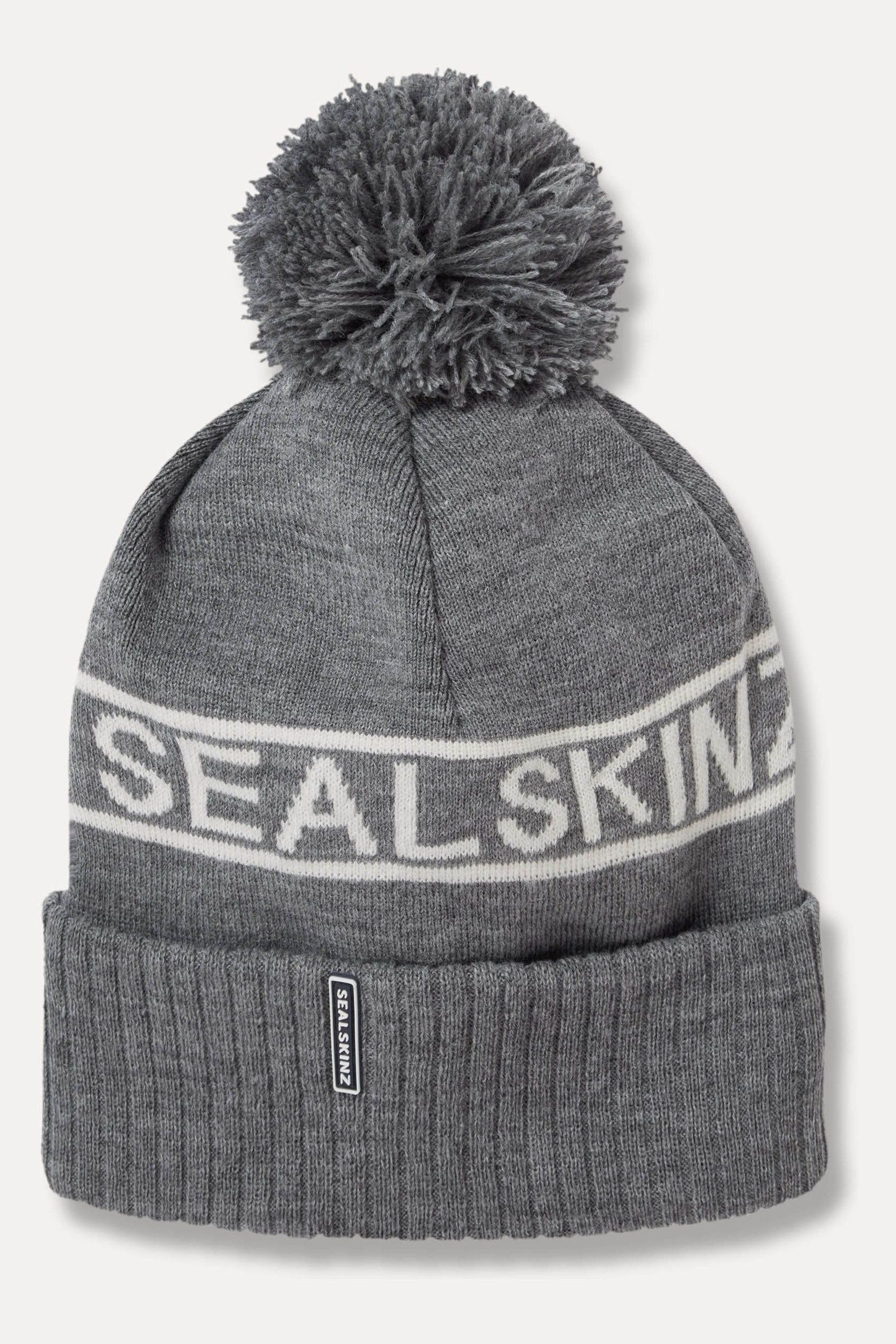 Grey wooly hat cheap
