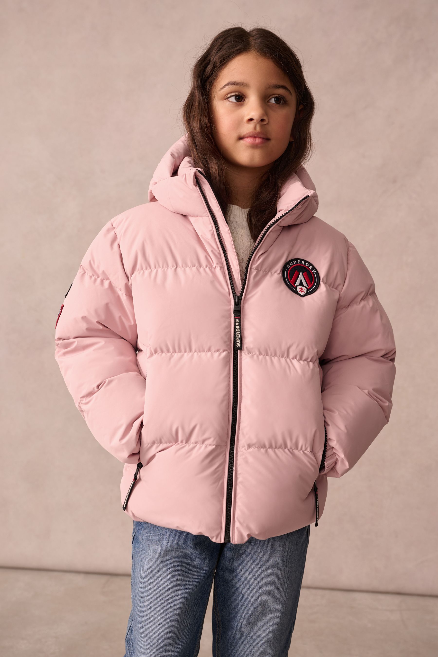 Buy Superdry Pink Sports Puffer Coat from Next Canada