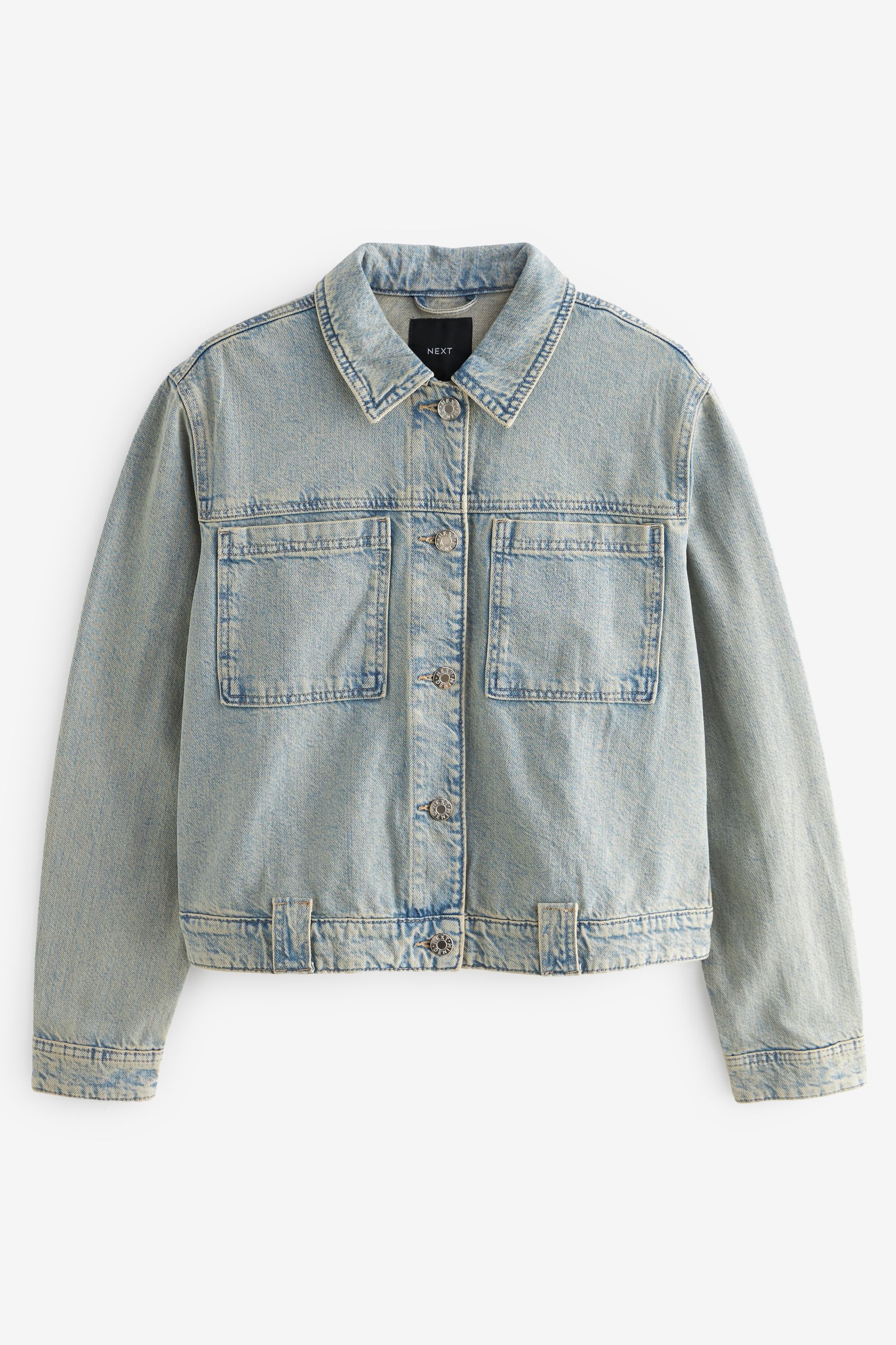 Next petite denim jacket store