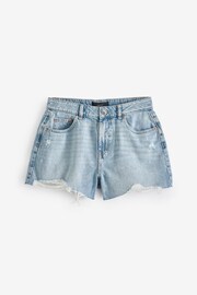 Bleach Ripped Hourglass Denim Shorts - Image 5 of 6