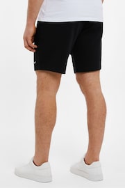 Threadbare Black Basic Fleece Shorts - Image 2 of 4