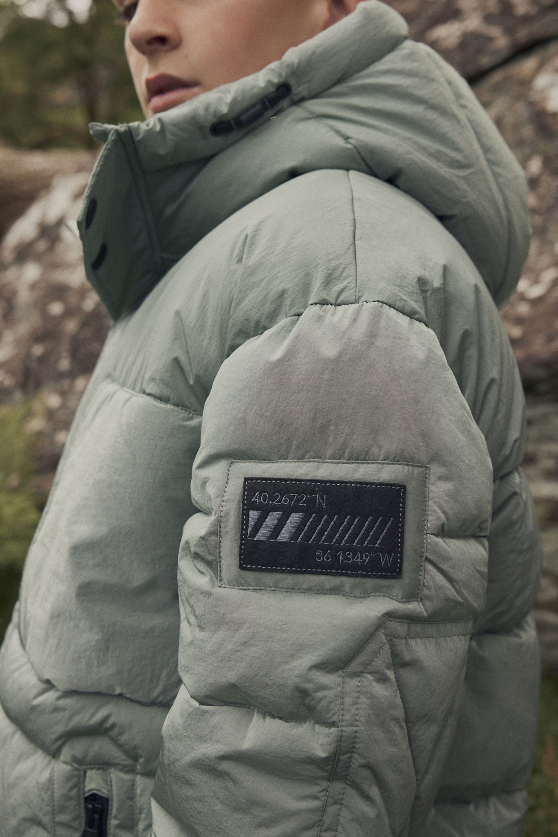 Buy Utility Fleece Lined Hooded Padded Puffer Coat 3 16yrs Next Ukraine