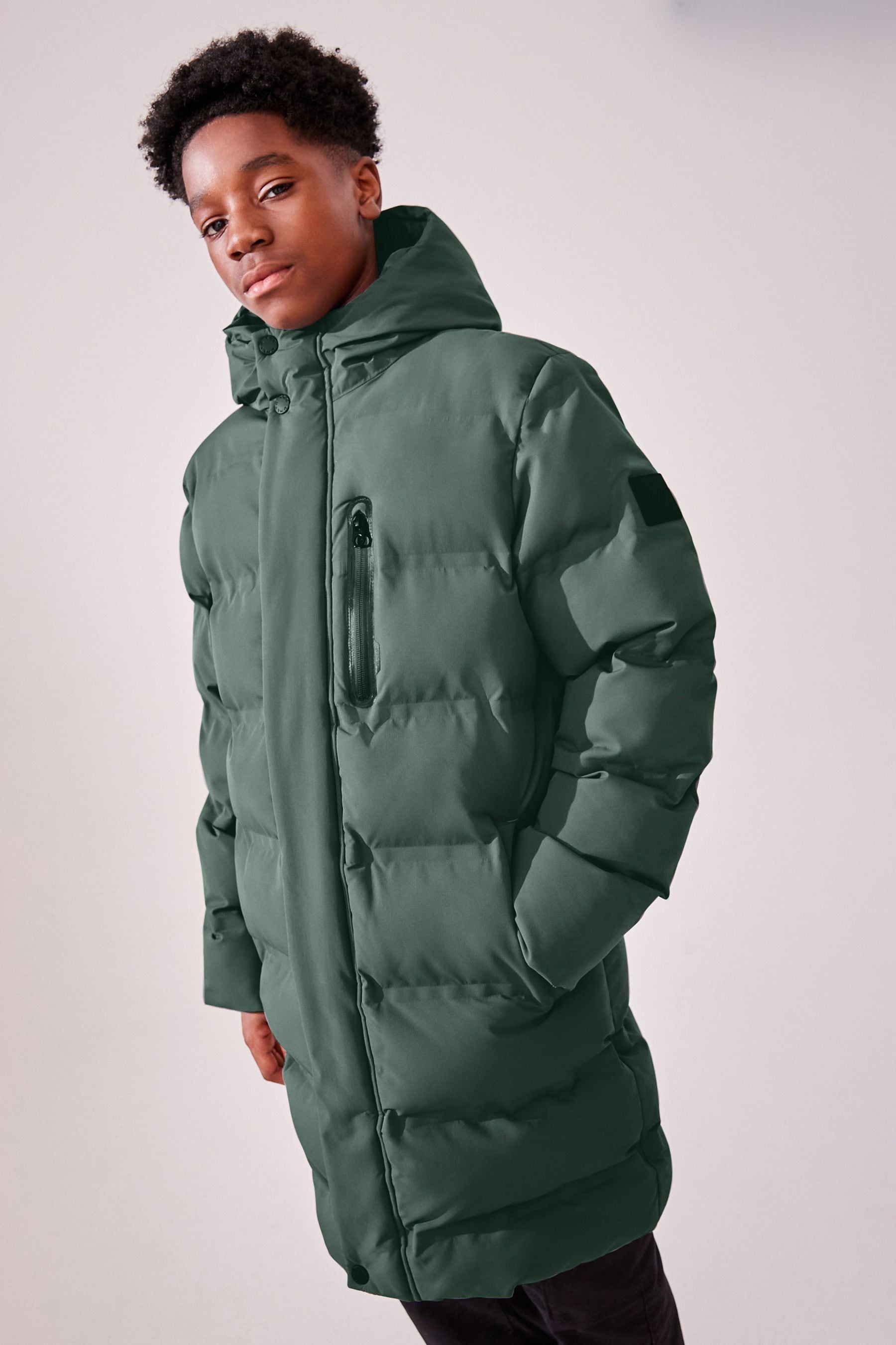 Next long padded jacket shop