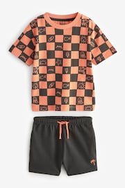 Orange/Grey T-Shirt And Shorts Set (3mths-7yrs) - Image 6 of 8