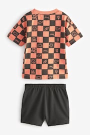 Orange/Grey T-Shirt And Shorts Set (3mths-7yrs) - Image 7 of 8