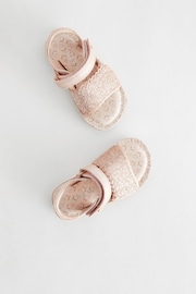 Pink Glitter Occasion Sandals - Image 4 of 7