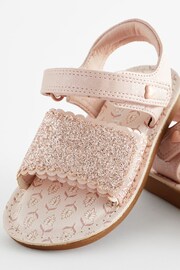 Pink Glitter Occasion Sandals - Image 7 of 7