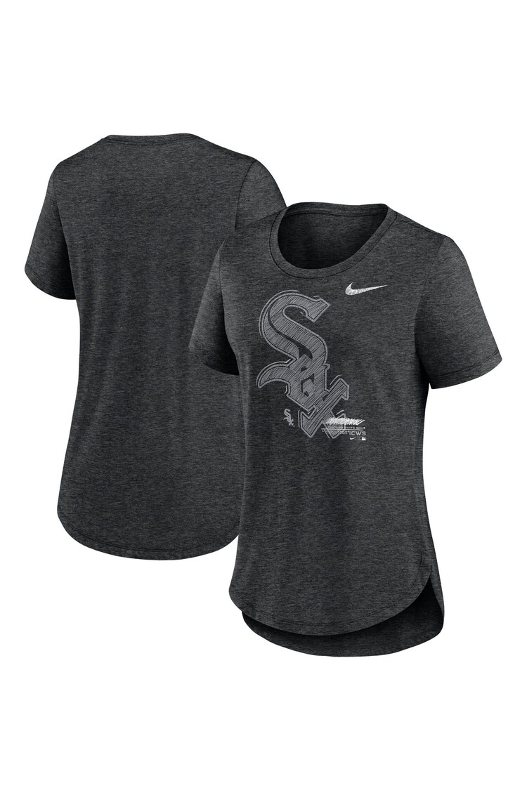 Fanatics Grey Chicago White Sox Team Touch Triblend T-Shirt - Image 1 of 3