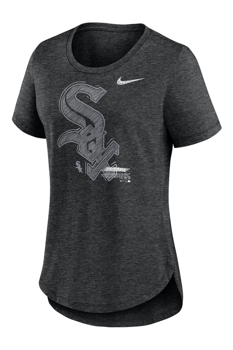 Fanatics Grey Chicago White Sox Team Touch Triblend T-Shirt - Image 2 of 3